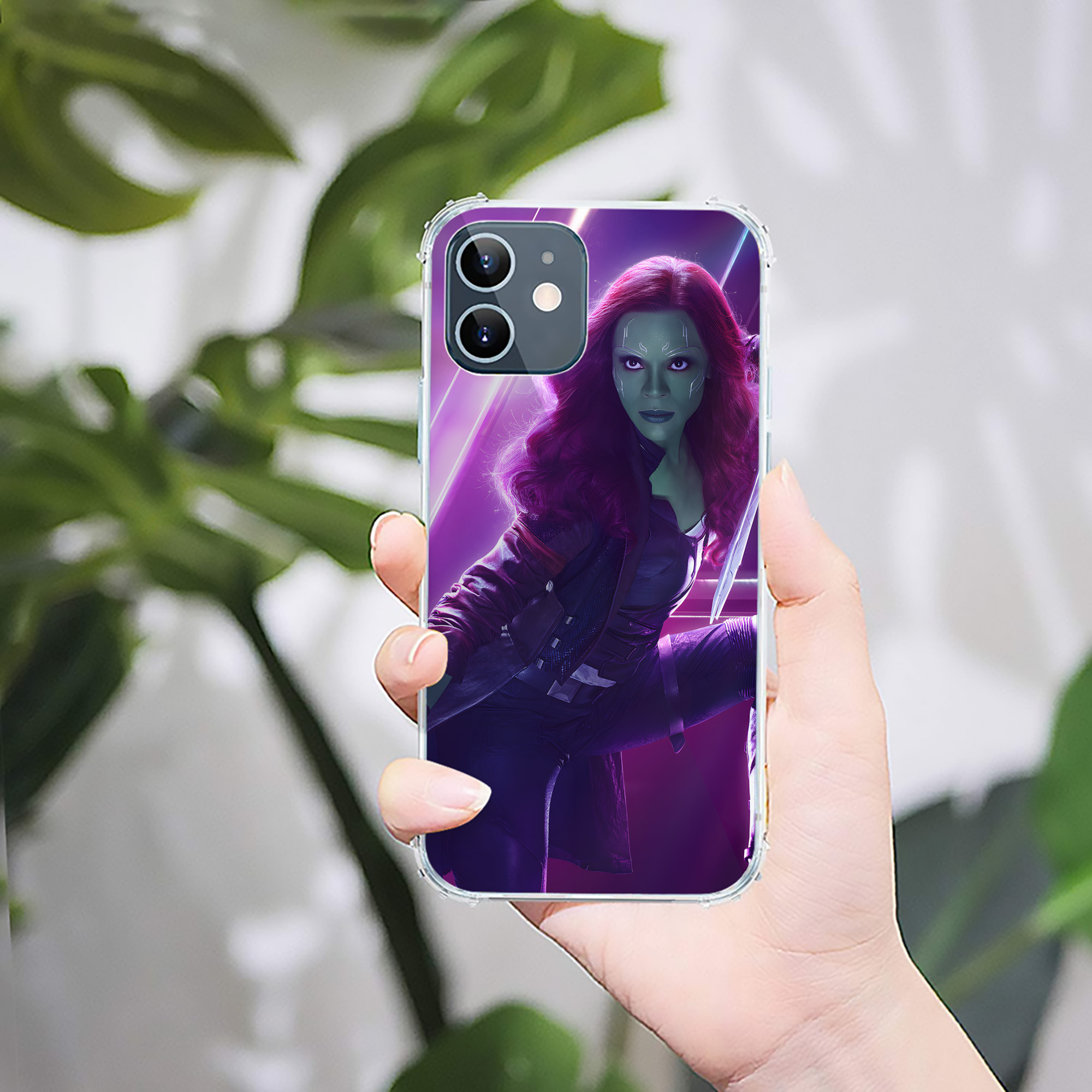 （画像用） アベンジャーズ The Avengers 【iPhone 12シリーズ対応】透明スマホケース（クリアソフトケース）
